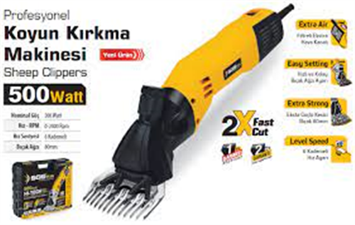 SGS KOYUN KIRPMA MAKİNASI 500 WATT